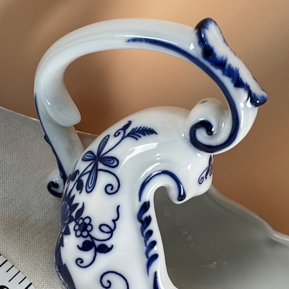 Vienna Woods Blue Onion Ceramic Pitcher - Picture 6 of 10
